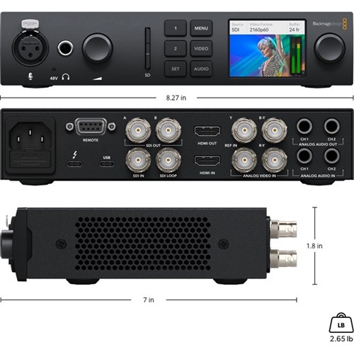 Blackmagic Design UltraStudio 4K Mini Thunderbolt 3 Capture & Playback Unit_3 - Theodist