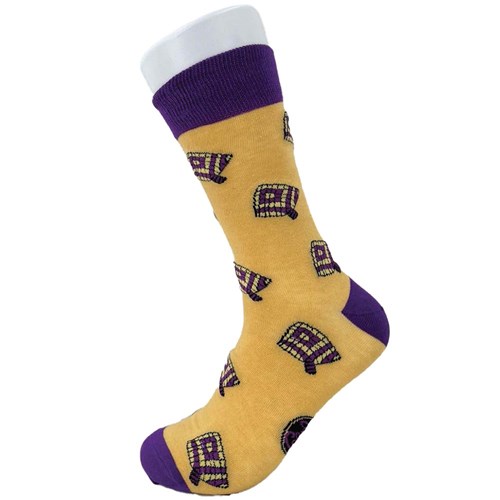 Kuti Sox Woven Fan Kakana Range Size 8-9 Socks - Theodist