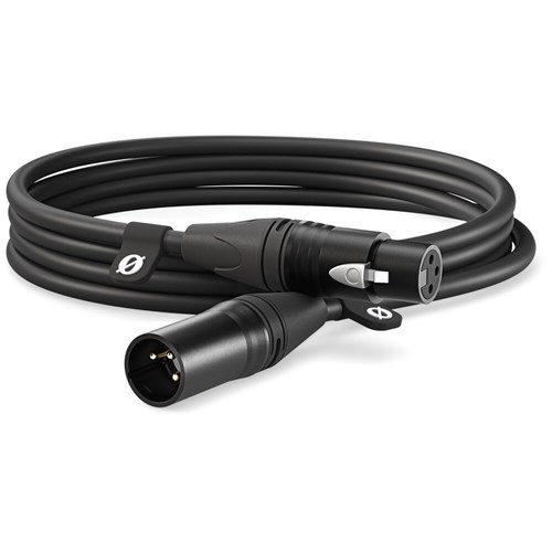 RODE XLR Male to XLR Female Cable (Black, 3m)